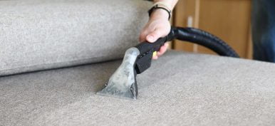 cleaning upholstery after water damage