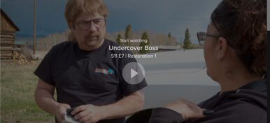 Undercover Boss with Restoration 1