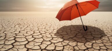 Surreal Climate change concept created with generative AI technology